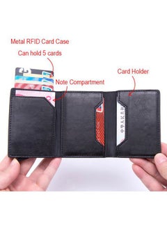 NIBEMINENT Anti RFID Card Holder Case Black  - Image 3