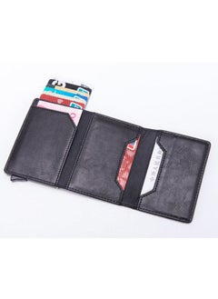NIBEMINENT Anti RFID Card Holder Case Black  - Image 2