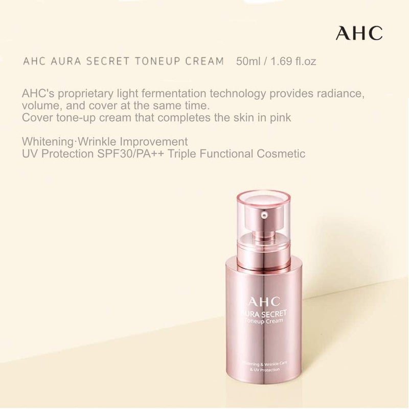 AHC AURA SECRET TONE UP CREAM SPF30 PA++ / AHC TONE UP CREAM - Image 2
