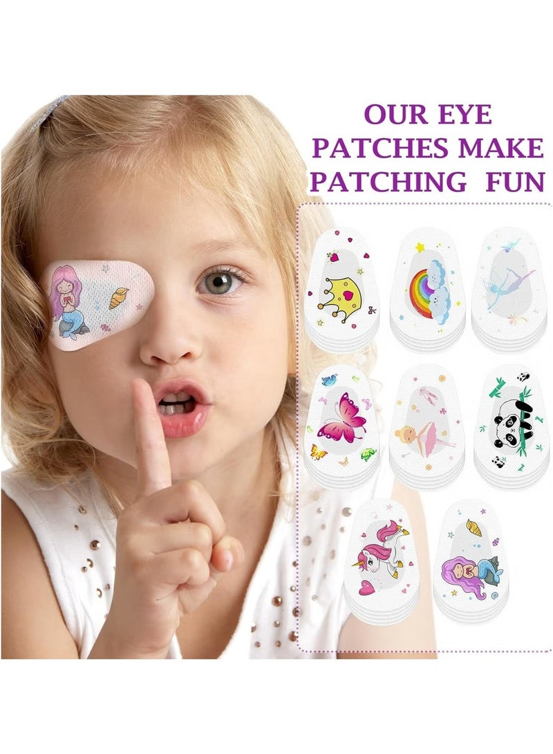 Ailily 40 Pcs Adhesive Eye Patches for Kids, 8 Fun Designs, Light Blocking, Breathable, Comfortable Eye Patch for Lazy Eye Treatment, Ideal for Boys & Girls, Regular Size (3 x 2 Inches) - Image 2