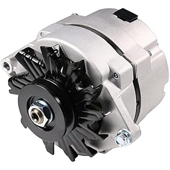JDMSPEED Alternator High Output 105Amp 1-Wire 10SI Self-Exciting Replacement For SBC BBC GM ADR0151 12 Volt Electrical Alternator ADR0335, 400-12340, 20-102-7, 7127-SE105, 47-4247, 3000-0505 - Image 1