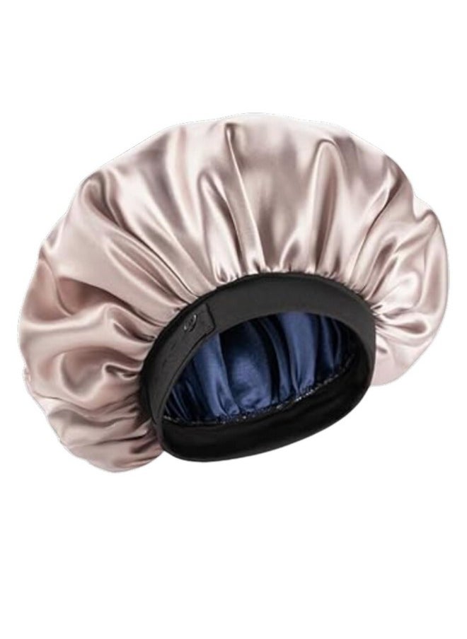 COOLBEDS COOLBEDS Satin Bonnet for Hair l Silk Satin Bonnet for Curly Hair | Reversible Hair Cap | Adjustable Silk Hair Bonnet for Sleeping | Satin Hair Wrap for Women  - Image 1