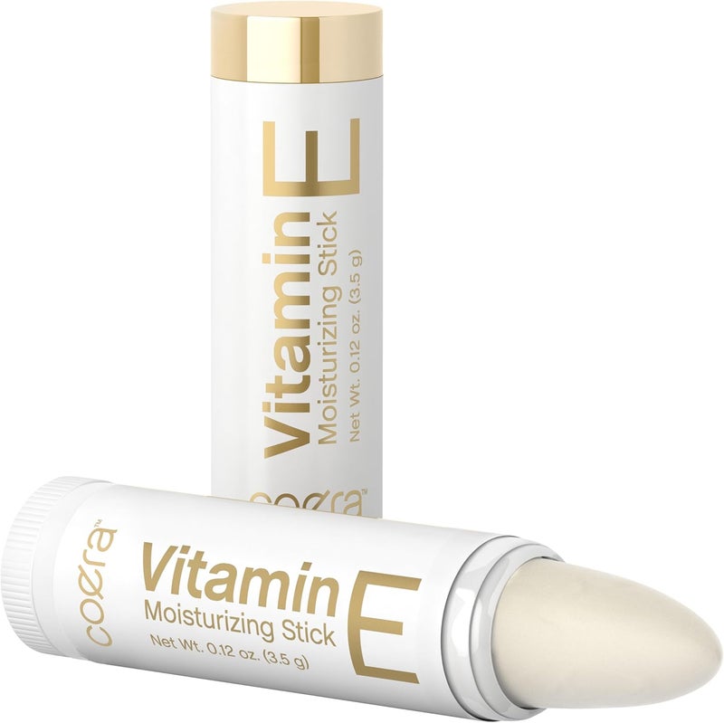 Coera Vitamin E Moisturizing Stick for Lips  12 oz 2 Pack  Hydrating  Nourishing Moisturizer  Free of Parabens SLS  Fragrances