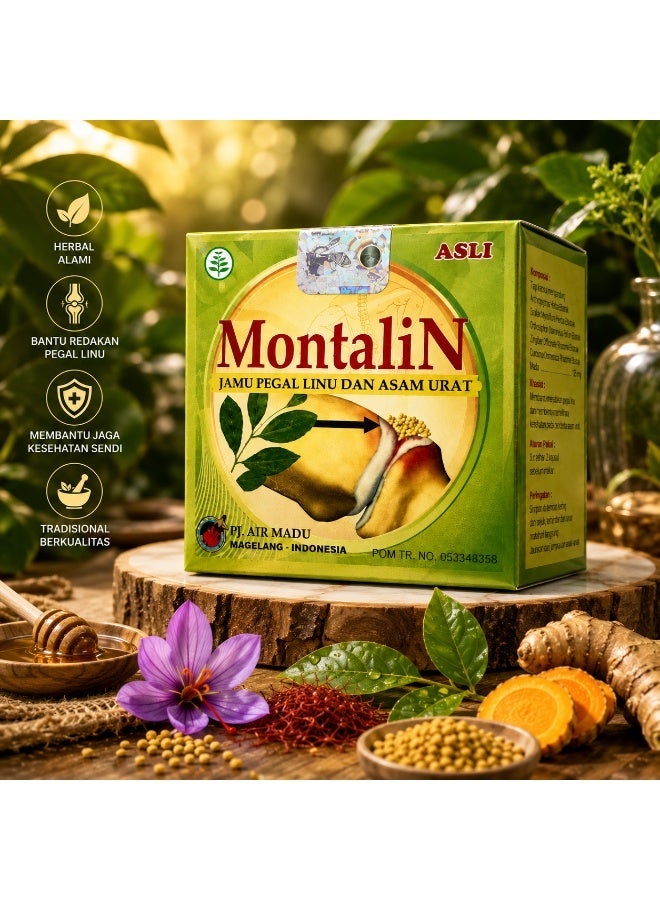 Montalin Jamu Pegal Linu dan Asam Urat Asli – Herbal Tradisional Indonesia - Image 3