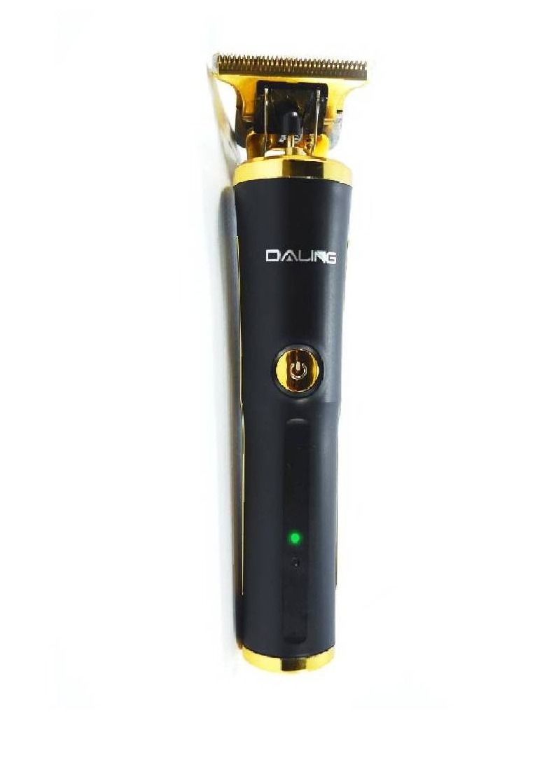 Daling Rechargeable Daling DL-1513 Professional Hair Clipper Beard Trimmer Shaver T9 T-Shaped Blade Hair Clippers Lines Edges Sideburns Beard 0mm For Men, Barber Hair Cutting Grooming Kit - Image 1