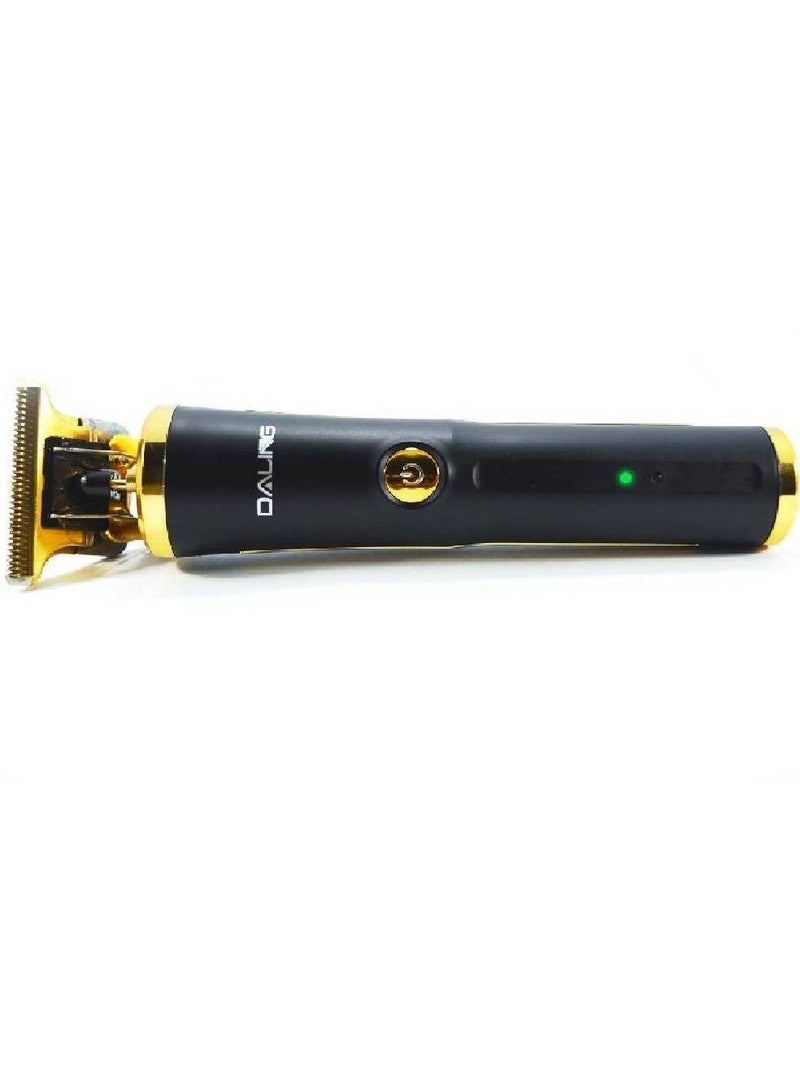 Daling Rechargeable Daling DL-1513 Professional Hair Clipper Beard Trimmer Shaver T9 T-Shaped Blade Hair Clippers Lines Edges Sideburns Beard 0mm For Men, Barber Hair Cutting Grooming Kit - Image 2