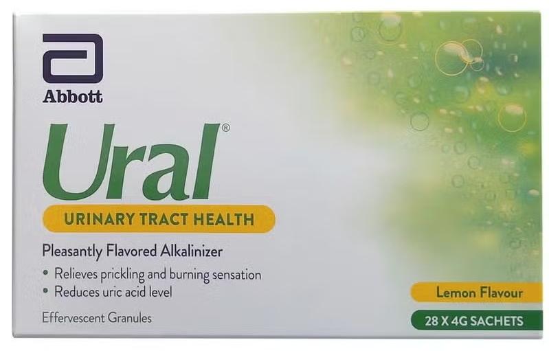 حبيبات أورال فوارة لصحة المسالك البولية، 4 غرام، 28 قرصًا - Image 1