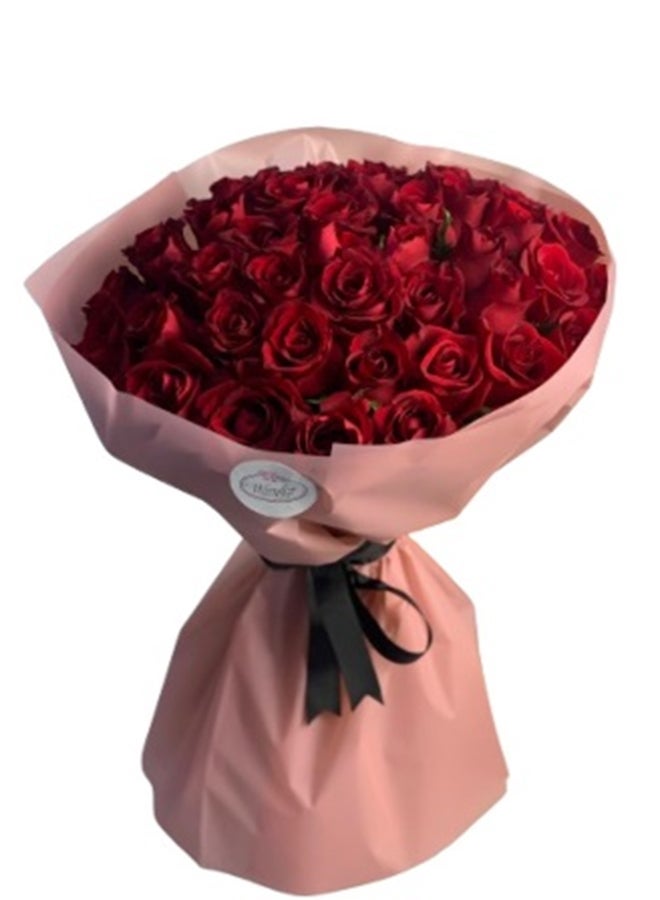 wardi 50 Roses Bouquet