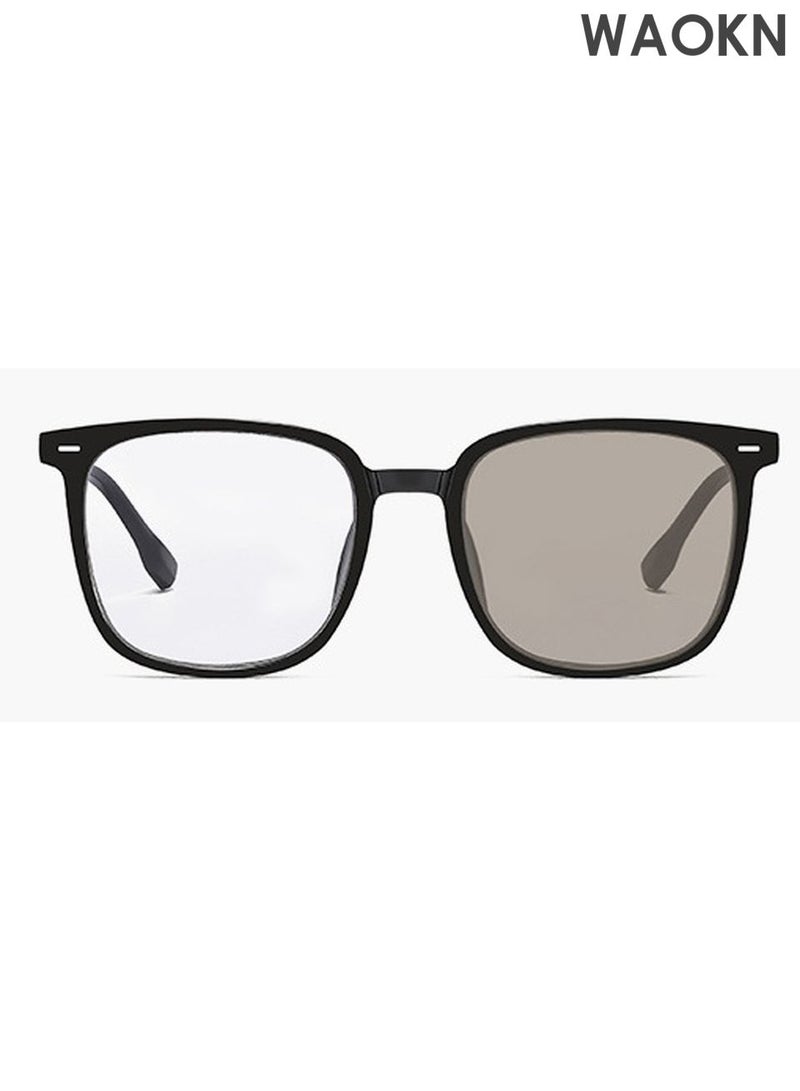 WAOKN Blue Light Blocking Glasses Computer Reading Gaming TV Phones Eyeglasses Fashion Anti Eyestrain UV Eyewear for Women Men,Transparent Lenses Eyeglass Suitable for Computer & Gaming - Image 3