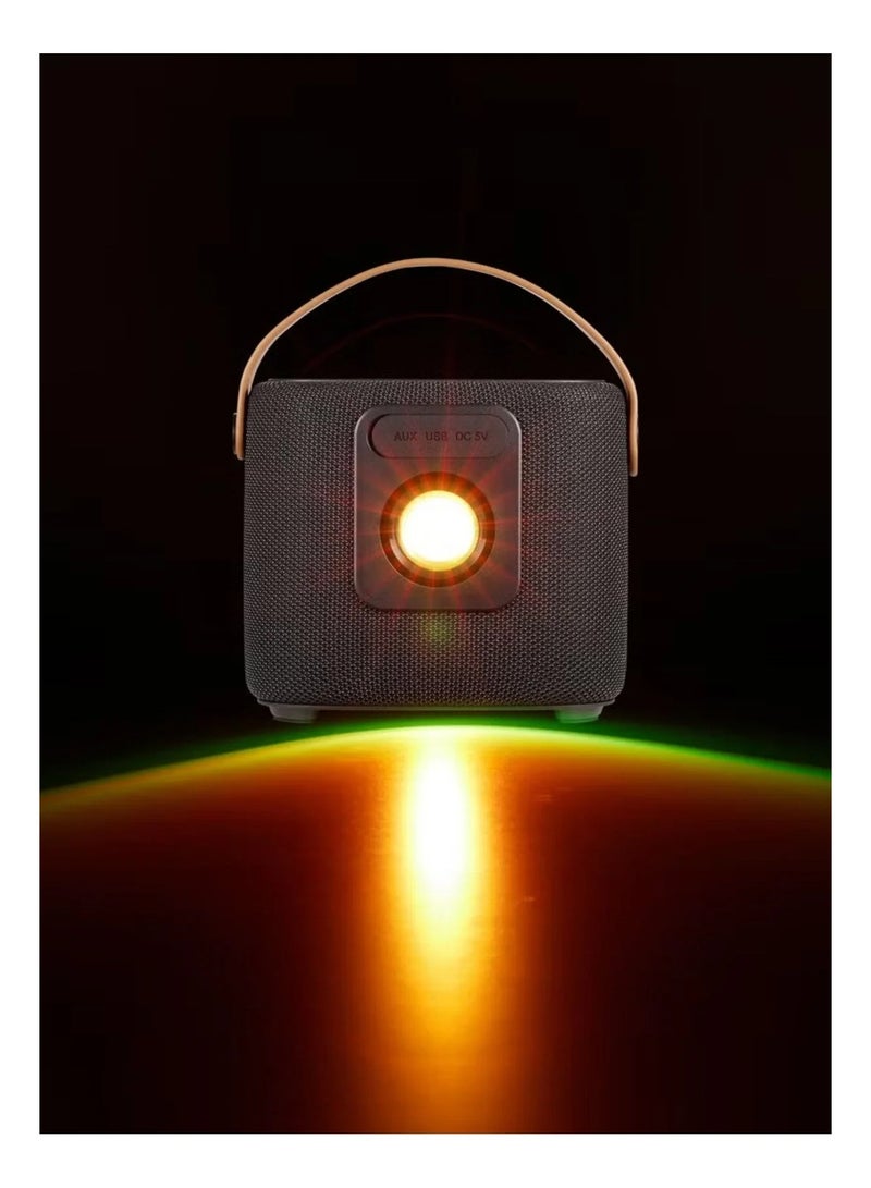 فولكانو مكبر صوت بلوتوث من سلسلة Volkano Flame مع جهاز عرض مصباح غروب الشمس - Image 2