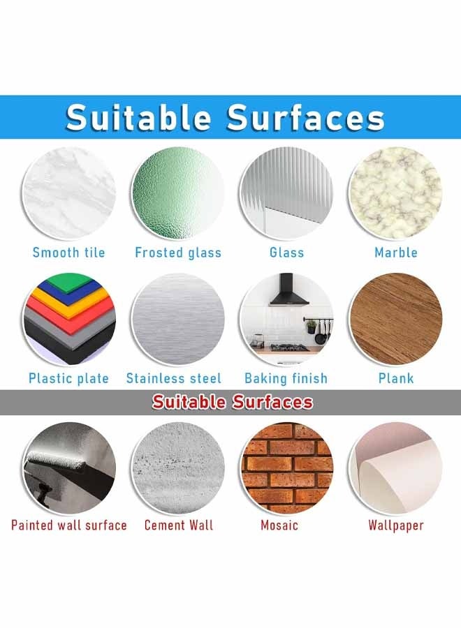 60pcs Double Sided Adhesive Wall Hooks Transparent Wall Adhesive Hooks for Hanging Clip Rain Sticky Hooks Clear Waterproof Utility Sticker Hook for Bathroom Kitchen Office Shower Basket Picture - Image 2