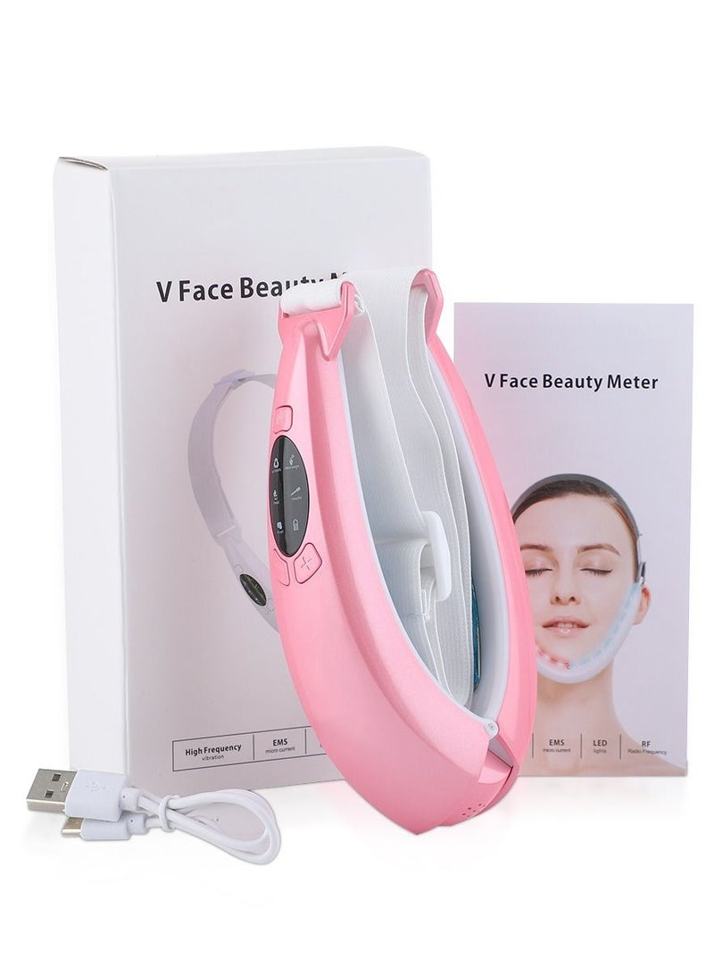 Generic EMS Facial Lifting Device LED Photon Therapy Face Slimming Vibration Massager Double Chin V Line Lift Belt Cellulite Jaw Device  - Image 4