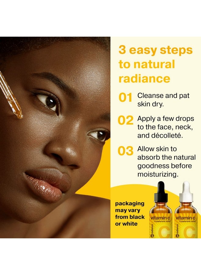 Go Radiance Double Size (2OZ), 20% Vitamin C Serum for Face with Hyaluronic Acid, Face Serum Vitamin C, Vitamin C for Face Serum for Women, Vitamin C Oil for Face, Vit C Serum for Face, Vitamin C Face Serum  - Image 5