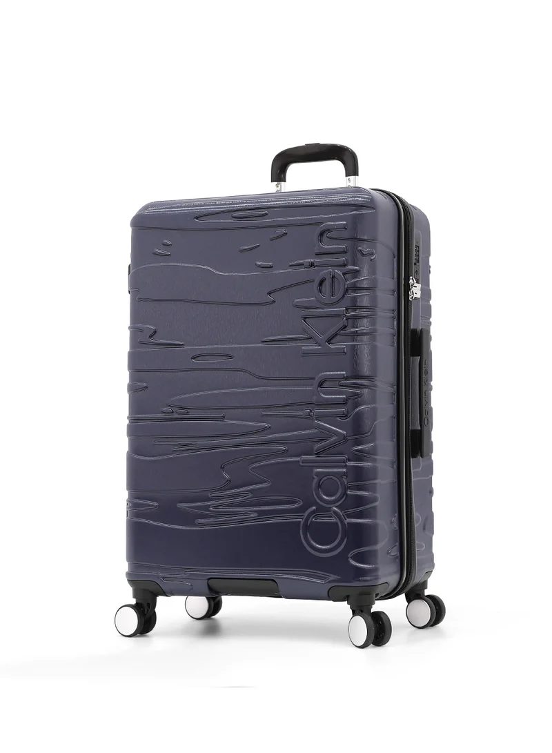 كالفن كلاين طقم حقائب سفر كالفن كلاين ثلاث قطع صلبة بعجلات دوارة وقفل  قابلة للتوسيع للسفر