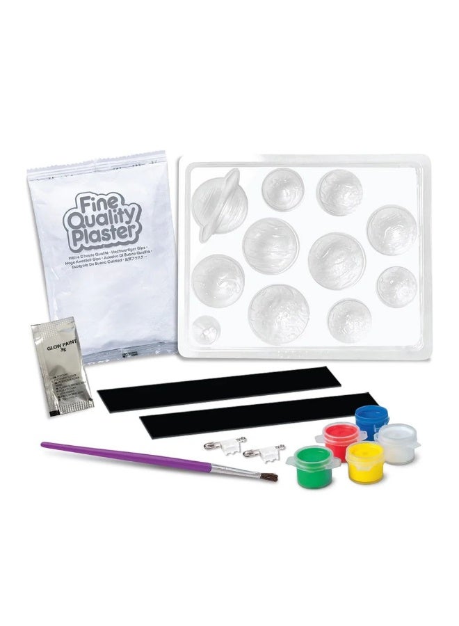 4m Mould & Paint Solar System Glow-In-The-Dark Craft Kit (18.5 X 15.2 Cm) - Image 2