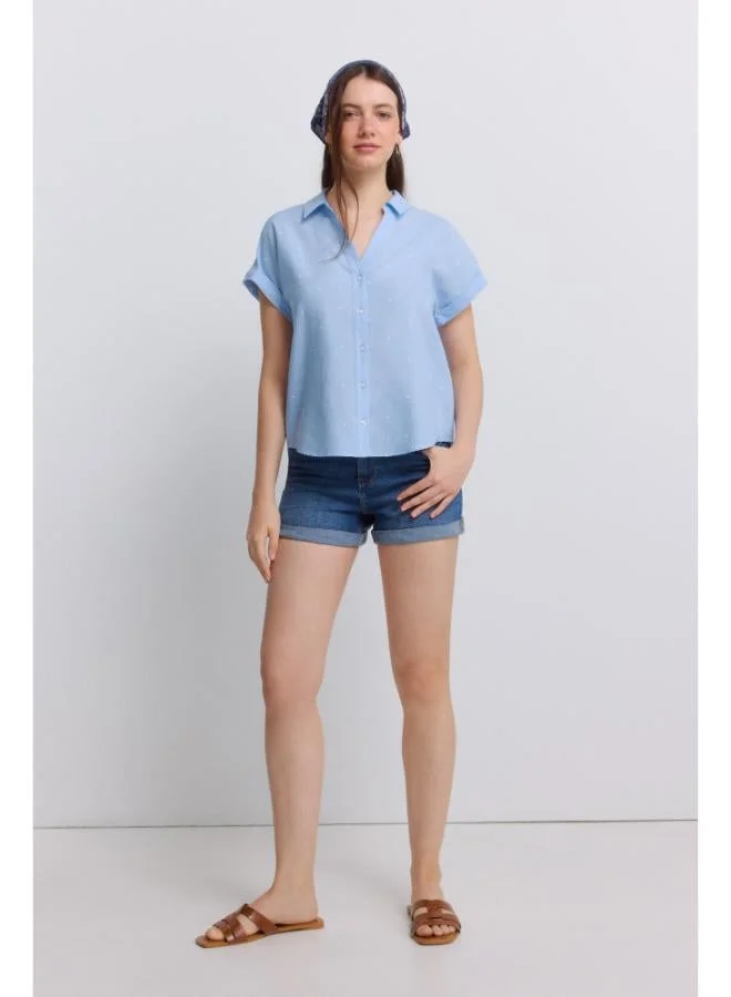 Springfield Flap collar blouse