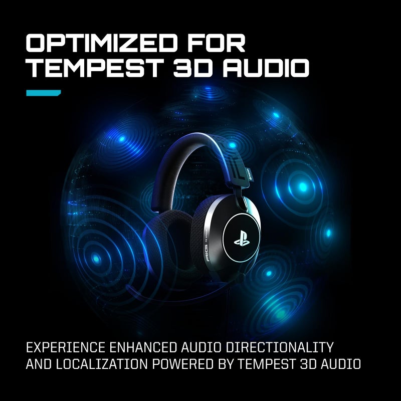 RIG R5 Spear PRO HS Competitive Wired Gaming Headset with Graphene Drivers Officially Licensed for PlayStation - Black - Image 2