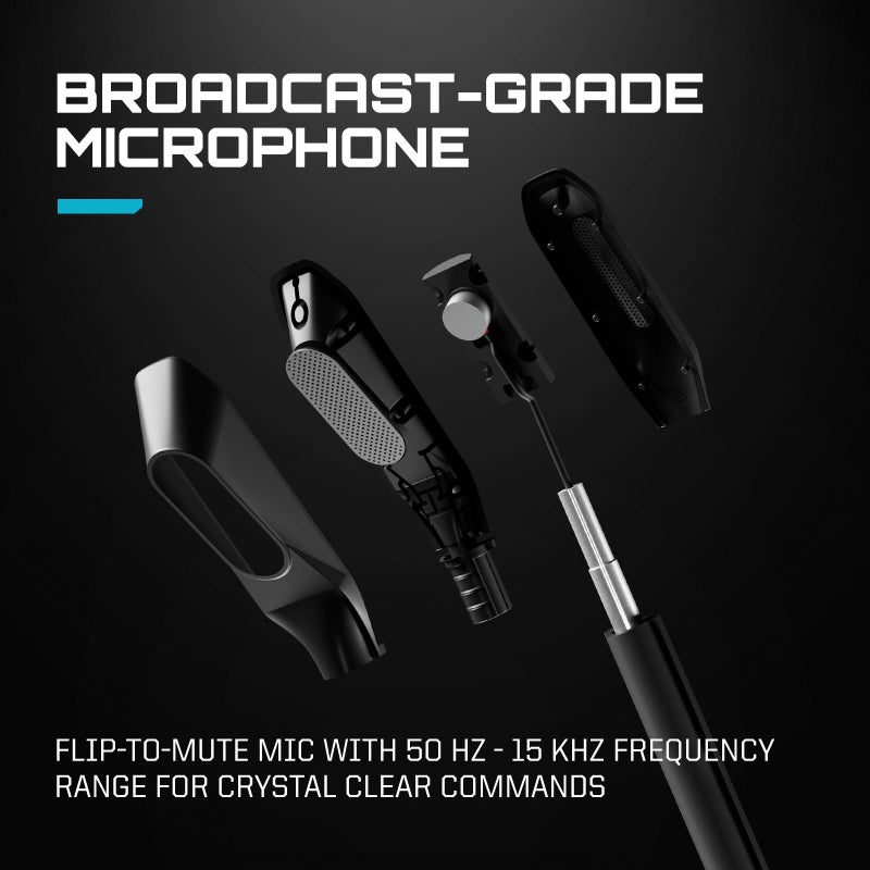 RIG R5 Spear PRO HS Competitive Wired Gaming Headset with Graphene Drivers Officially Licensed for PlayStation - Black - Image 4