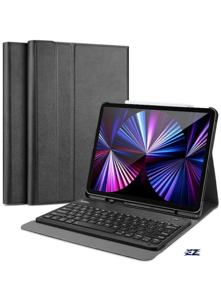 ELTRAZONE Keyboard Case for iPad 10.2 9th Gen 2021, 8th Gen 2020, 7th Gen 2019 – Wireless Magnetically Detachable Keyboard, Stand Folio Case, Auto Sleep/Wake Feature, Full Protection - Image 1