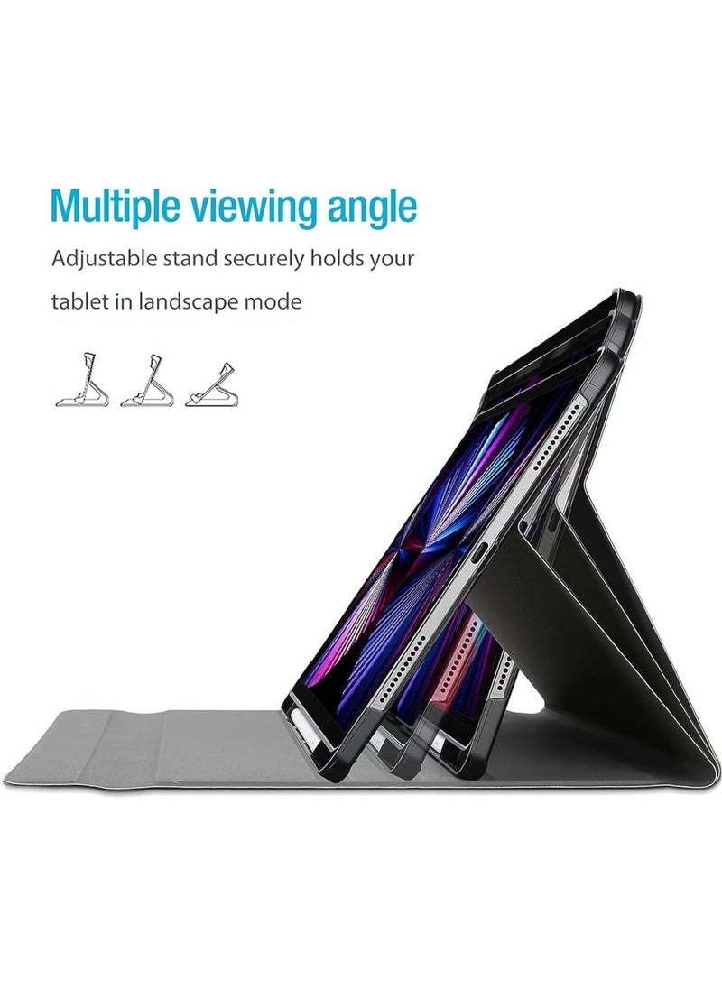 ELTRAZONE Keyboard Case for iPad 10.2 9th Gen 2021, 8th Gen 2020, 7th Gen 2019 – Wireless Magnetically Detachable Keyboard, Stand Folio Case, Auto Sleep/Wake Feature, Full Protection - Image 3