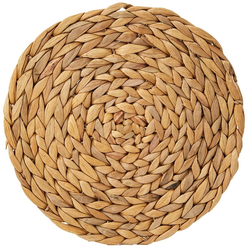 Creative Tops Woven Placemats Set of 4 Natural Water Hyacinth Weave Table Mats