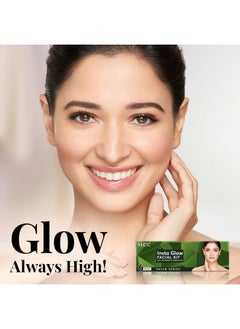 VLCC VLCC Salon Series Instaglow Facial Kit (6 Facials)(240gm+12ml)  - Image 2