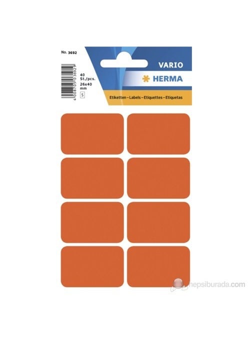 Herma Rectangular Label 26x40mm 