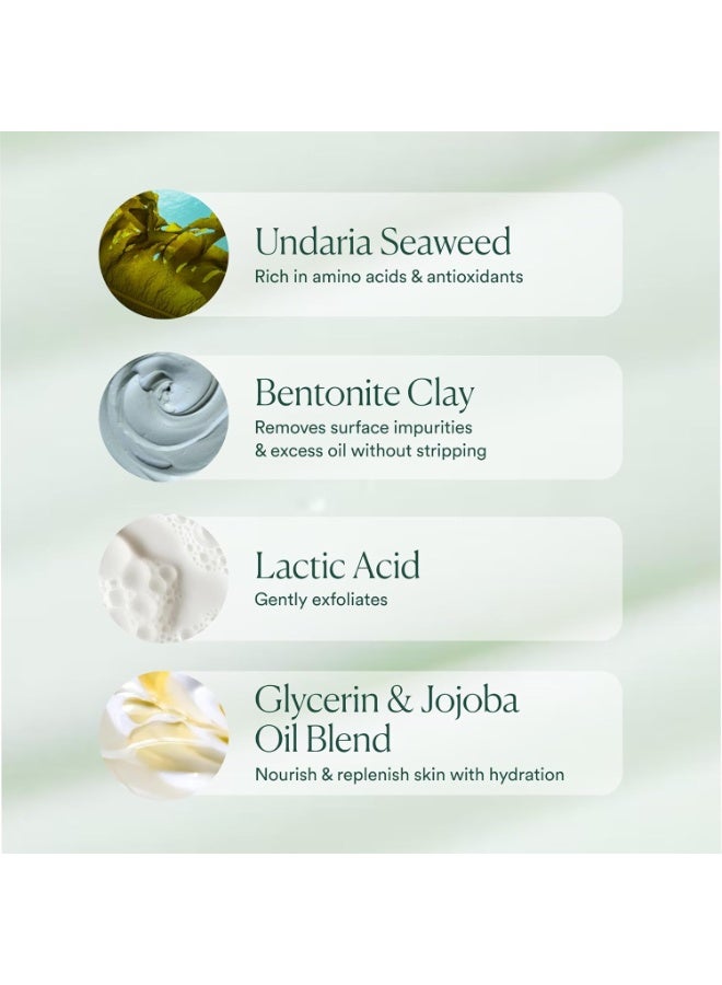 OSEA Ocean Cleanser 5 oz - Nourishing Facial Cleansing Gel - Mineral-Rich Face Wash - Gentle Face Cleanser - Clean Beauty Skincare - Vegan & Cruelty-Free Facial Wash - Image 2