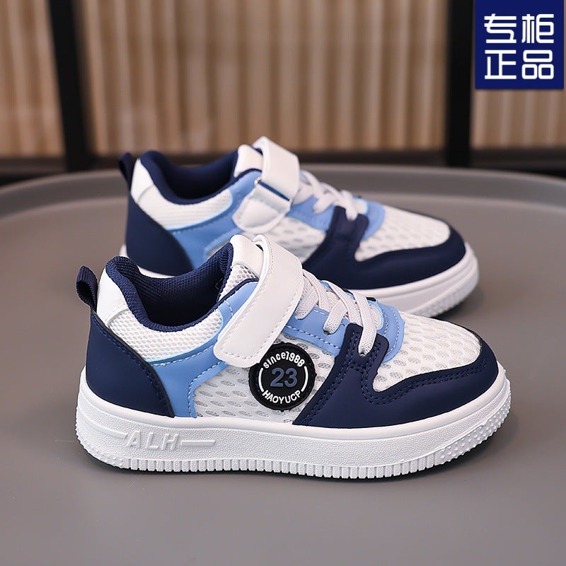 Summer Kidsren'S White Shoes For Boys And Girls, Breathable Casual Mesh Panel Shoes, Baby Shoes - Image 5