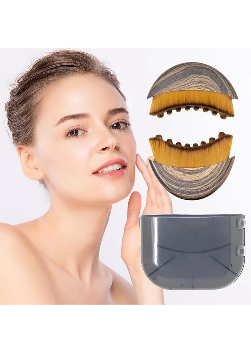 إسكدنيا اللمفاوي كفاف فرشاة الوجه ، والنحت خط الفك والفك السفلي ، مدلك الوجه الصرف الصحي ، وتصميم مريح الجلد المناسب بدقة ( 1PCS ) - Image 4