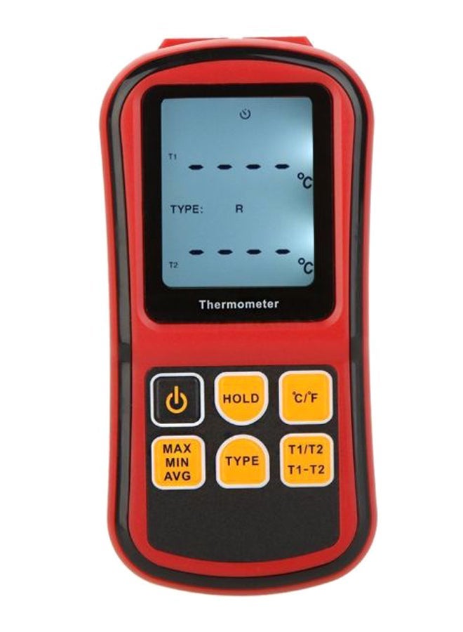 NIBEMINENT Digital LCD Thermometer Tester With Backlight Red/Black  - Image 1
