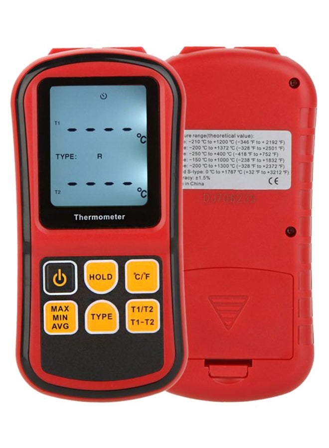 NIBEMINENT Digital LCD Thermometer Tester With Backlight Red/Black  - Image 2