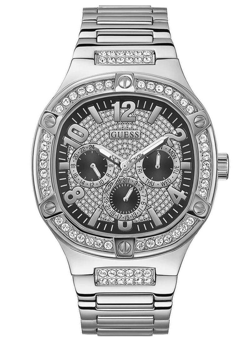 GUESS Mens Silver Tone Multi-function Watch - GW0576G1 - Image 1