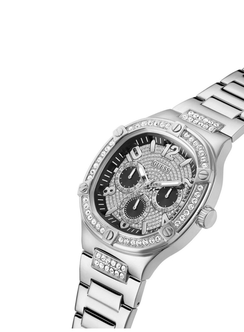 GUESS Mens Silver Tone Multi-function Watch - GW0576G1 - Image 3