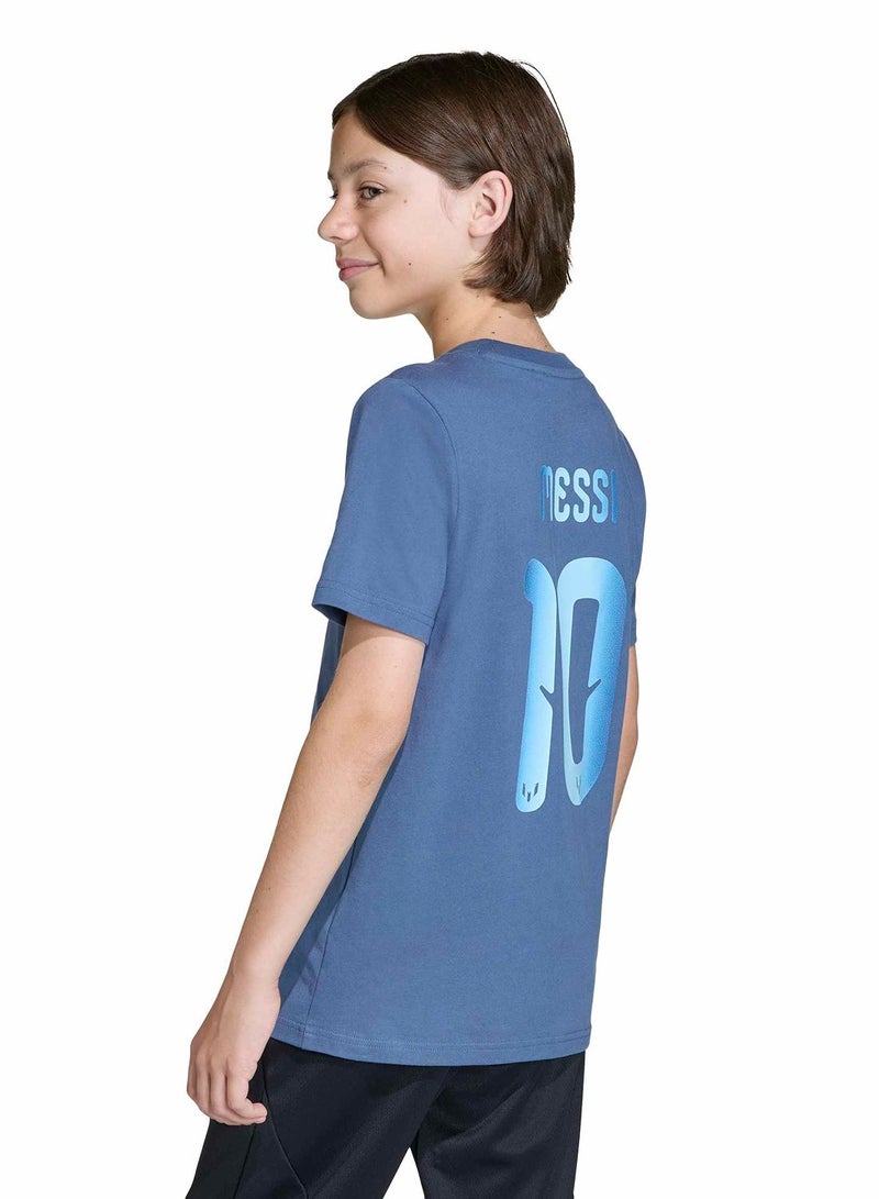 Adidas Messi Name&Number Graphic T-Shirt - Image 2
