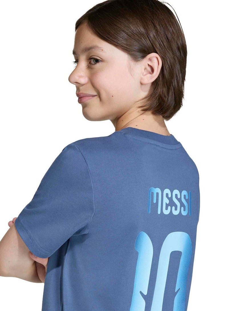 Adidas Messi Name&Number Graphic T-Shirt - Image 4