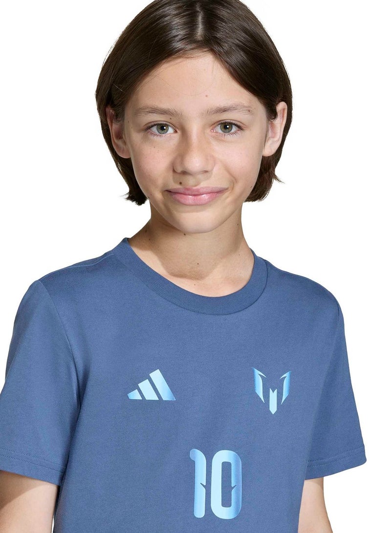 Adidas Messi Name&Number Graphic T-Shirt - Image 3