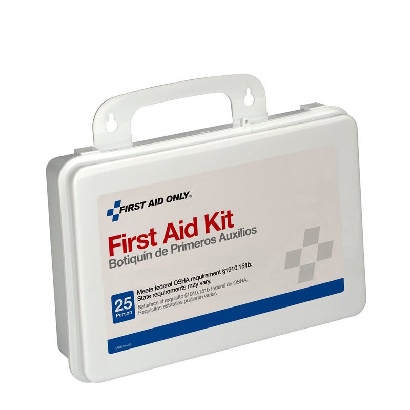 First Aid Only 6082 25Person Emergency First Aid Kit for Office Home and Construction 95 Pieces White - Image 3