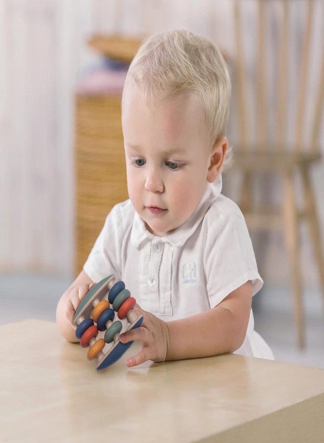 Tolo Wooden Baby Rattle Toy for Infants 3+ Months | Colorful Abacus Rattle for Babies | Sensory Teething Toy | Montessori Baby Toy for Grasping, Hand-Eye Coordination & Early Learning Development - Image 2