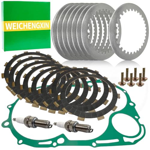 WEICHENGXIN Clutch Kit Heavy Duty Springs & Cover Gasket Compatible with Yamaha V Star 1100 XVS1100AW Classic XVS1100 Custom XVS1100 Midnight Custom XVS1100AT Silverado XVS1100A Classic 1999-2009 - Image 1