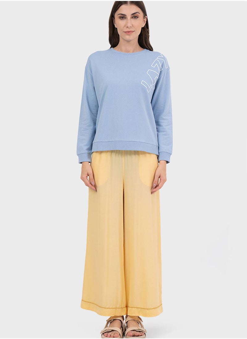 RINA - Crew Neck Sweatshirt - Image 1