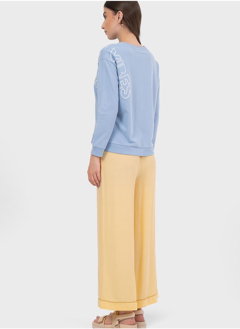RINA - Crew Neck Sweatshirt - Image 1