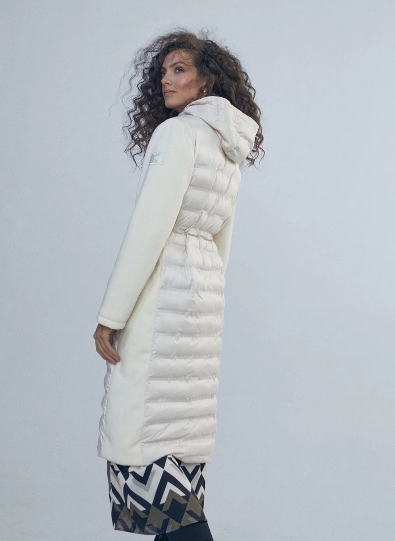 Lola Casademunt Quilted jacket with sleeve detail