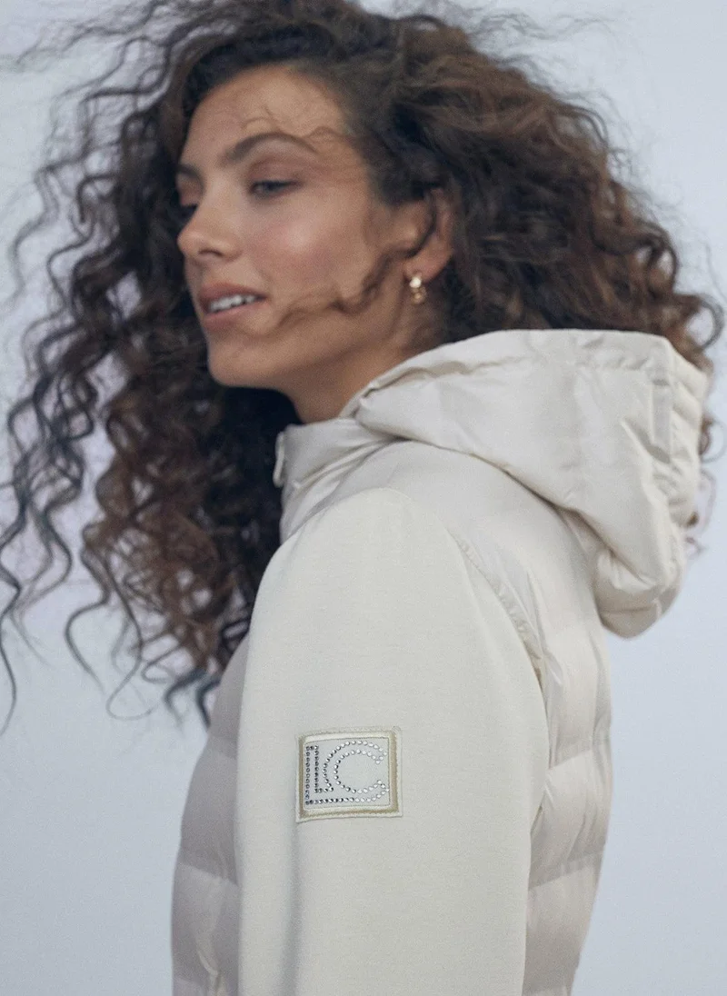 Lola Casademunt Quilted jacket with sleeve detail