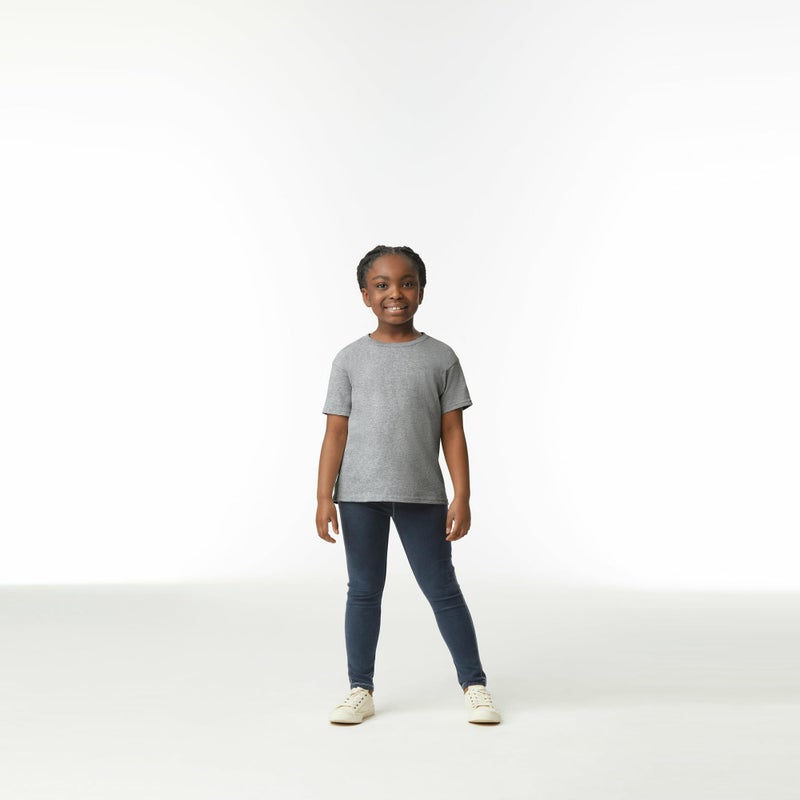 Gildan Unisex Child Ultra Cotton T-shirt, Style G2000b, Multipack, Purple, Small US - Image 3