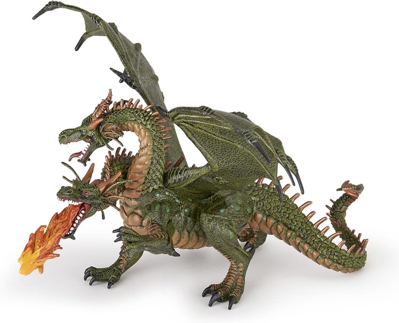 Papo HandPainted  Figurine MedievalFantasy Two Headed Dragon 36019  Collectible  for Children  Suitable for Boys and Girls  from 3 Years Old - Image 1