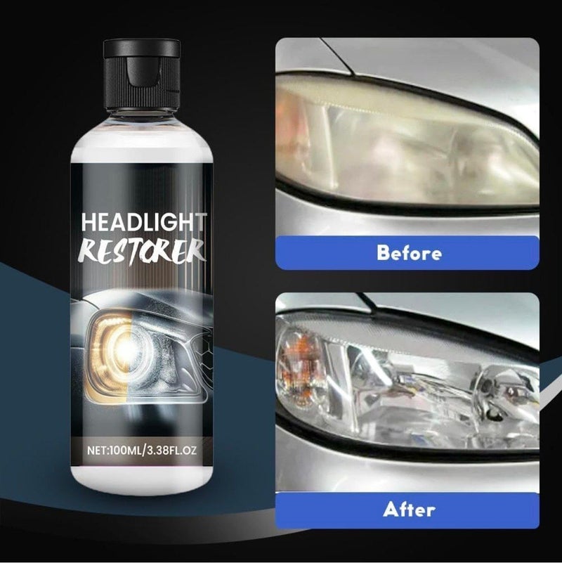 Scentora Advance Headlight Cleaning Spray DIY Automobile Car & Bike Headlight Lens & Glass Restorer Cleaner, Restores Cloudy, Dull, Yellowed Headlights (3) - Image 2