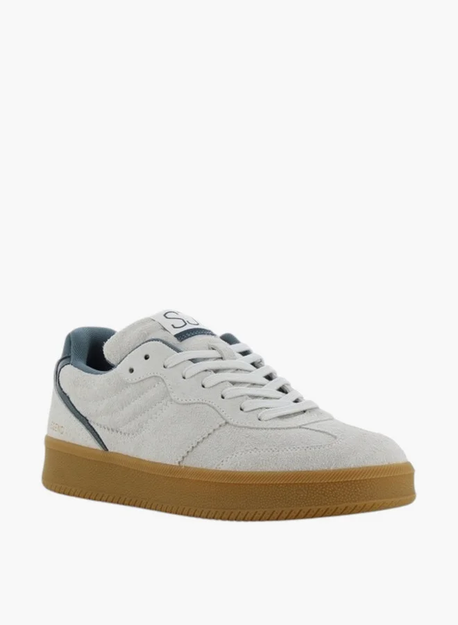 اس جي SJ Men's Panelled Lace-Up Sneakers - 634694-S78