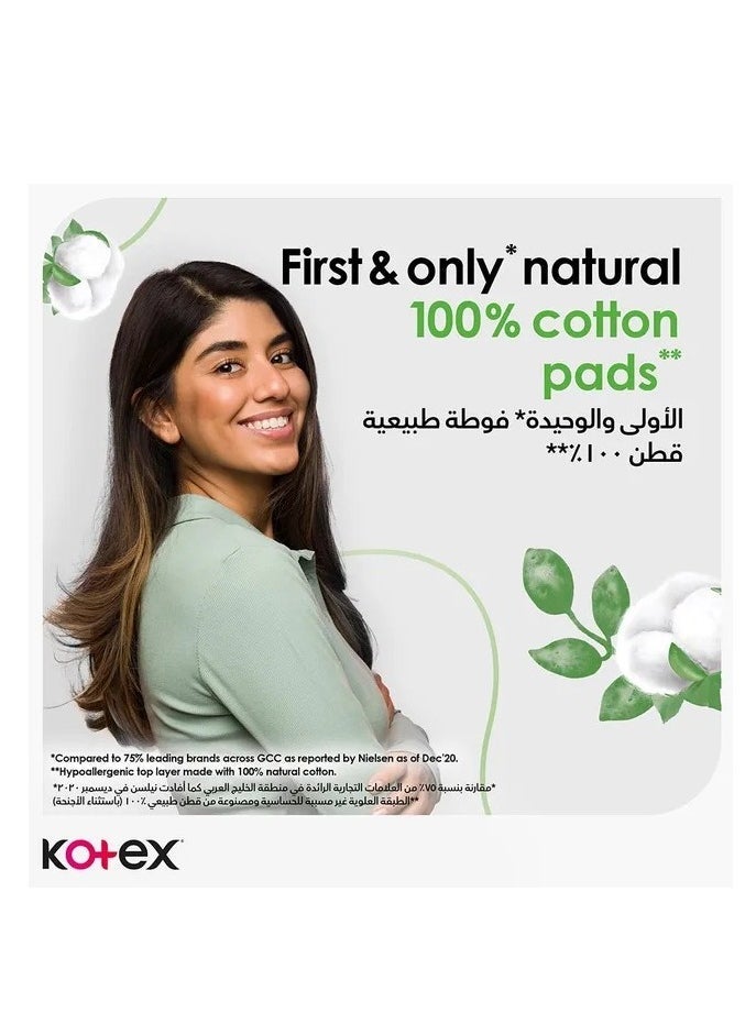 Kotex 20 Piece Natural Maxi Protect Pads - Image 5