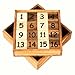 LOGICA GIOCHI لعبة منطقية فن تيس الخشب الثمين لغز رياضي 2 ألعاب في 1 صعوبة 26 متوسطة 46 متطرفة نسخة سفر - Image 3